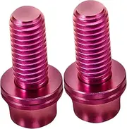 GANAZONO 2Sets Titanium Bolt Washer Kit for Bike Bottle Mount of Screws with Washers Durable and Secure Water Bottle Cage Fixings Stylish for Cyclists