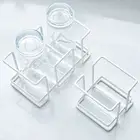 Anti-scratch Cup Rack Partitioned Storage Tea Paper with Anti-slip Base