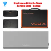 VoltX 2* Power Bank + 2000W Power Station + 12V 200W Solar Panel Blackout Backup