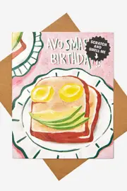 [Typo] Typo - Premium Nice Birthday Card - Scented butter avo smash birthday SOLID SCENTED BUTTER AVO SMASH BIRTHDAY