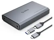 Orico 3.5" Type-C 6Gbps Aluminum SATA HDD/SSD Enclosure ORICO-DD35-C3-V1-AU-GY