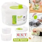 Salad Spinner Vegetable Lettuce Washer Dryer Serving Bowl Container Large NEW