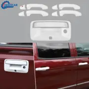 Exterior Tailgate Door Handle Trim Decor Shell Guard For Chevy Silverado 2014-18 (for: Chevrolet)
