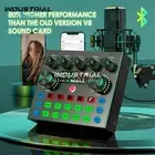 Blutooth Audio Mixer Live Sound Card V8S for Live Streaming Broadcast Recording