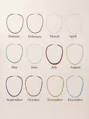 [JIA JIA] JIA JIA - + Net Sustain Birthstone 14-karat Gold Beaded Necklace - Turquoise - June June Blue
