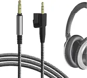 Geekria Audio Cable Compatible with Bose Around-Ear AE2/AE2i/AE2w Cable, 2.5mm Braided Nylon Replacement Stereo Cord (4 ft / 1.2 m)