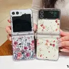 For Samsung Galaxy Z Flip6 Flip5 Flip4 3 Shockproof Patterned Hard PC Case Cover