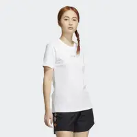 在飛比找PChome24h購物優惠-【ADIDAS】GRAPHIC TEE 女 短袖上衣 白-H