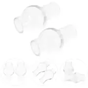 2Pcs small lamp shades lamp glass replacement oil lamp globe