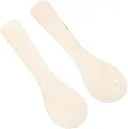 GARVALON Gourmet Shell Spoons Pair of Elegant Stirring Spoons for Fine Dining and Appetizers