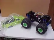 TAMIYA SUPER CLOD BUSTER CHASSIS NEW & CUSTON 70 CHEVY BODY CUSTOM PRO PAINT