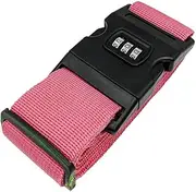 [AIMALL] Luggage Strap Code Password Travel Suitcase Secure Lock Safe Nylon Packing Belt, Adjustable Nylon Packing Belt, Durable Suitcase Security
