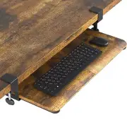 BONTEC Keyboard Tray Under Desk, Pull Out Keyboard & Mouse Tray with C-clamp,...
