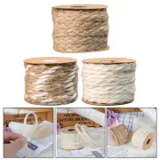 Rustic Jute Burlap Ribbon with Lace 5M Hessian Ribbon for Party Decoration