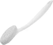 Portable Long Handle Foot File Callus Remover for Dead Skin Ergonomic Foot Scrubber Tool for Home and Salon Use for Men Women and Elderly Care Compact