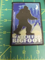 Watch For Bigfoot Patch by Lantern Press - Collectible Patch with iron on kit
