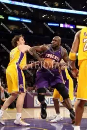 G180 Shaquille O_Neal Phoenix Suns Action Basketball 8x10 11x14 16x20 Photo