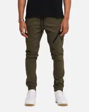 [CARRE] Carre Evolution Cargo Joggers Olive Green - Size S S Olive Green