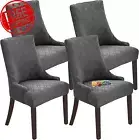 Wingback Chair Covers Slipcover, Accent Chair Covers with Arms, Stretch Jacquard