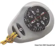 RIVIERA Mizar Boat Marine Portable Compass 1" 7/8 Grey for surfing small boats
