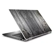 Skin Wrap for 14" HP Chromebook x360, Grey Light Wood Panels Floor