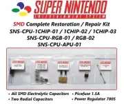 Super NES Cap Kit / SMD Kit - SNS-CPU-1CHIP & SNS-CPU-RGB & SNS-CPU-APU