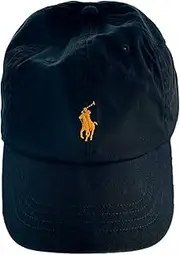 [Ralph Lauren] Polo Men's Classic Pony Logo Hat Cap, Black