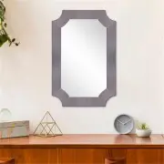 Camden Isle Templar Glass Wall Mirror with Antiqued Glass Frame