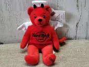 Hard Rock Cafe Herrington Teddy Bear 2008 Good & Evil Angel Devil Plush RARE FL