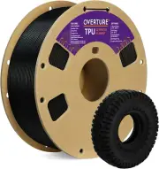 OVERTURE TPU Filament 1.75mm Flexible TPU Roll, 95A Soft 3D Printer Filament,...