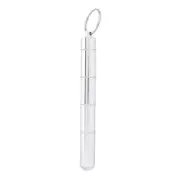 Waterproof Aluminum Pill Box Case Bottle Holder Container Keychain Outdoor MU