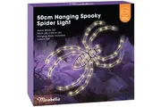 Mirabella 50cm Hanging Spooky Spider Light each