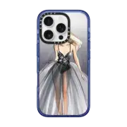 iPhone 16 Pro Impact Case MagSafe Compatible Clara (Fashion Illustration Transparent Case)