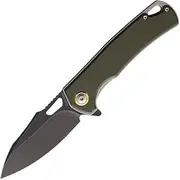 Rough Rider Linerlock Green Micarta RR2597