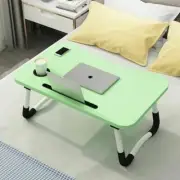Green Portable Adjustable Laptop Desk Foldable Study Computer Bed Table Stand