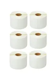6 Rolls 2.25x1.25 Direct Thermal Shipping Labels for Zebra 2844 Eltron Rollo