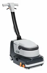 Nilfisk Sc250 Battery Scrubber Machine, sweeping drying in every corner