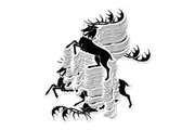Game Of Thrones Deluxe Baratheon Stickers (Pack of 100) (Multicoloured) (One Size)