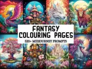 520+ Fantasy Landscape Coloring pages prompts | Midjourney Prompts, AI Art
