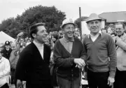 Golf Gary Player With Bing Crosby And Bruce Forsyth 1975 Old Photo