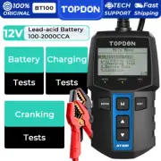 Digital Battery Analyzer TOPDON BT100 12V Car Battery Load Tester 100~2000CCA
