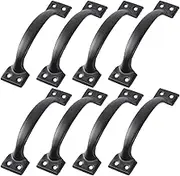 Garneck 12pcs Black Retro Kitchen Cabinet Door Handles - Stylish Interior Door Handles for Drawers and Cabinets