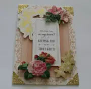 Anna Griffin Like "Sympathy" 3D Handmade Layered Card