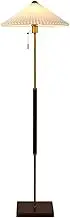 Floor Lamp 63.7 in Floor Lanp Pull Chain Switch Standing Lamp with Square Wooden Base Floor Lamps Vintage Elegant Tall Floor Lamp Classic Elegance
