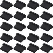 Mipcase Type C Charging Port Dust Plug USB C Plug Covers: 30pcs Anti Dust Plugs Cover Charging Port Cover Jack Cap Dust Protection Cover for Type C, Headphone Ports Blocker USB Port Cover