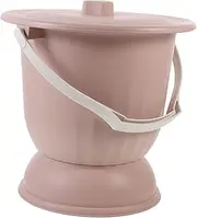 Unisex Portable Toilet Chamber Pot with Lid Lightweight Urinal Basin Bedside Urinal for Home and Travel Odor Sealed Design Compact and Convenient for All Users
