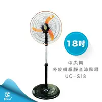 在飛比找樂天市場購物網優惠-【快速出貨】中央興電風扇 18吋外旋轉超靜音涼風扇 UC-S