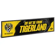 Richmond Tigers AFL Team Song Bar Mat Runner