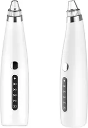 VICASKY 1 Set Adjustable Suction Blackhead Removal Tool Household Facial Extractor Device with Gear Settings Portable for Skin Cleansing Includes Tool Set