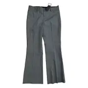 NWT Club Monaco Manhattan Tex Bootcut Leg Trouser Dress Pants | Charcoal | 12